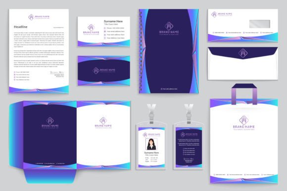 Download Stationery Design Professional Design - Premium Resources